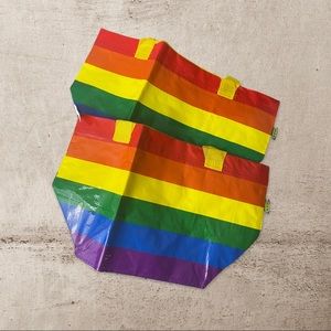 Pair of IKEA small reusable shopping bags